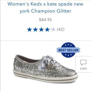 Kate Spade glitter keds